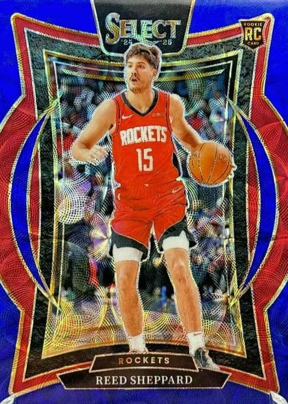 Reed Sheppard 2024 panini Select Concourse Tri-Color