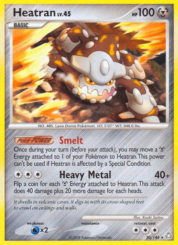 Heatran 2008 Pokemon Legends Awakened
