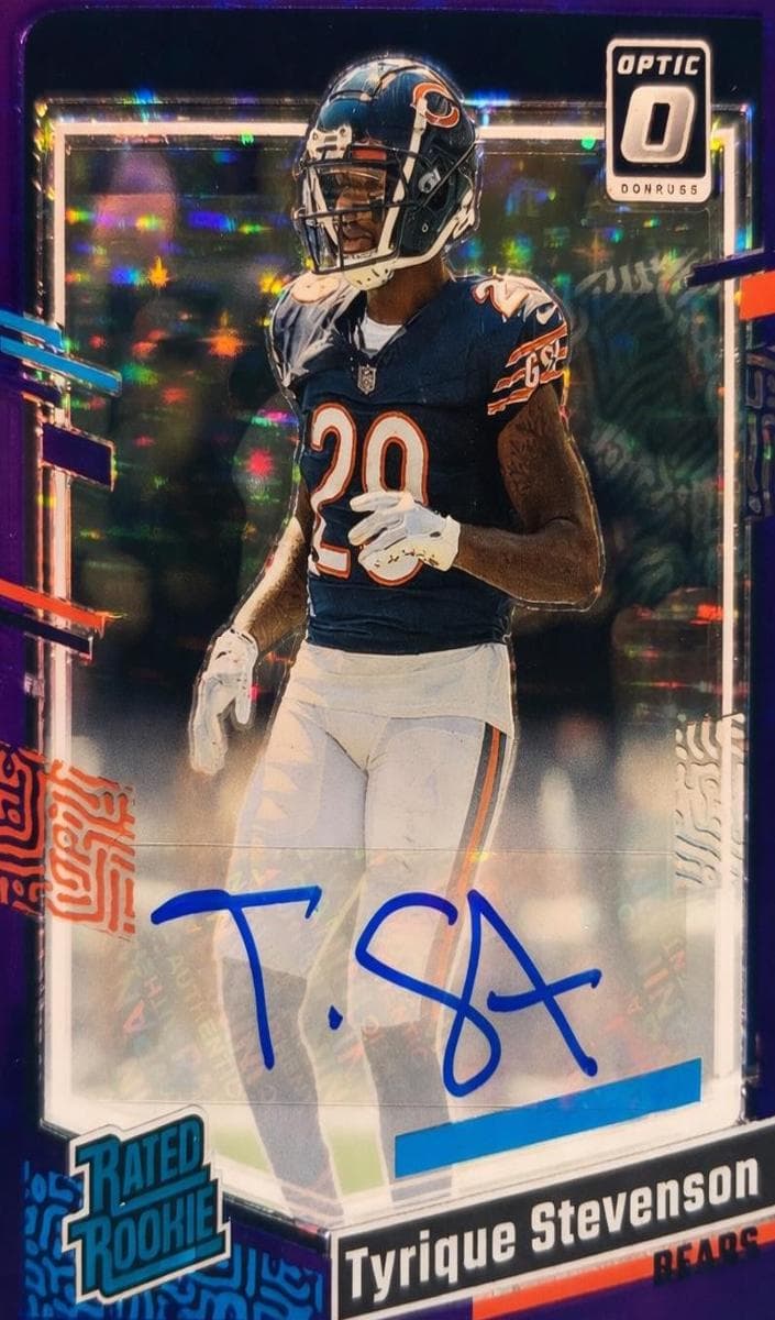 Tyrique Stevenson 2023 panini Donruss Optic