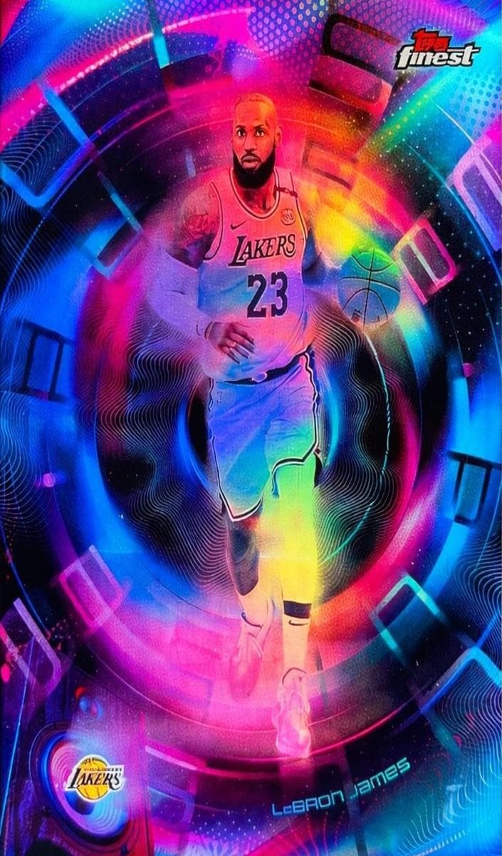 LeBron James 2025 topps Topps Finest