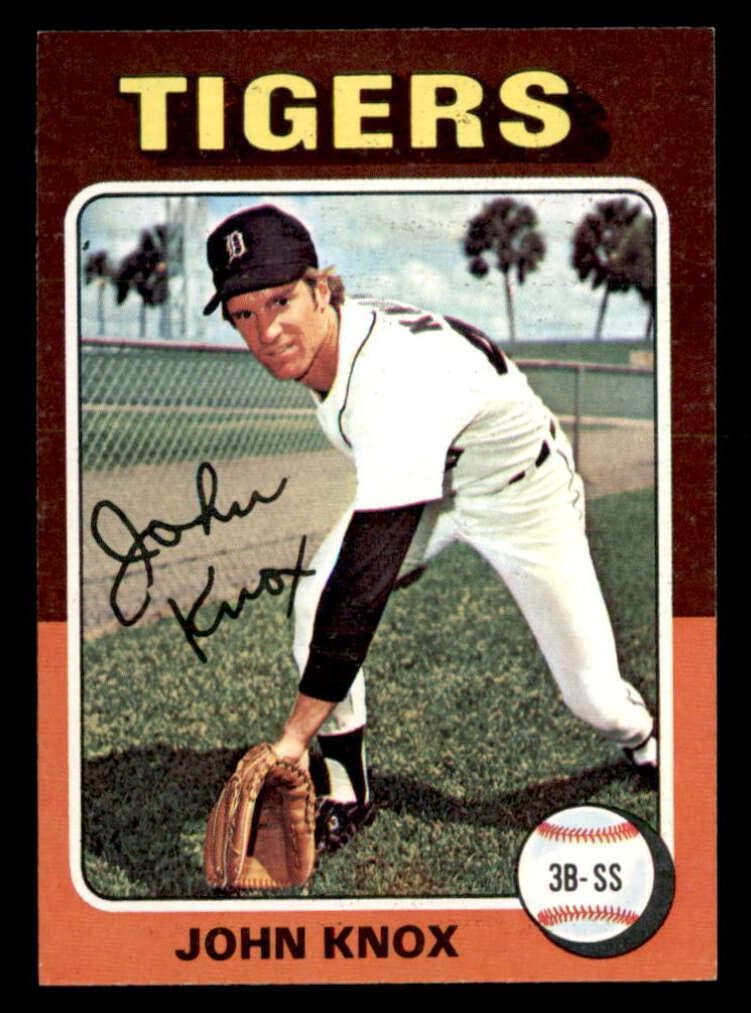 John Knox 1975 topps Topps