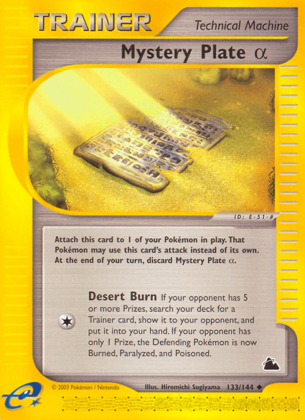 Mystery Plate 2003 Pokemon