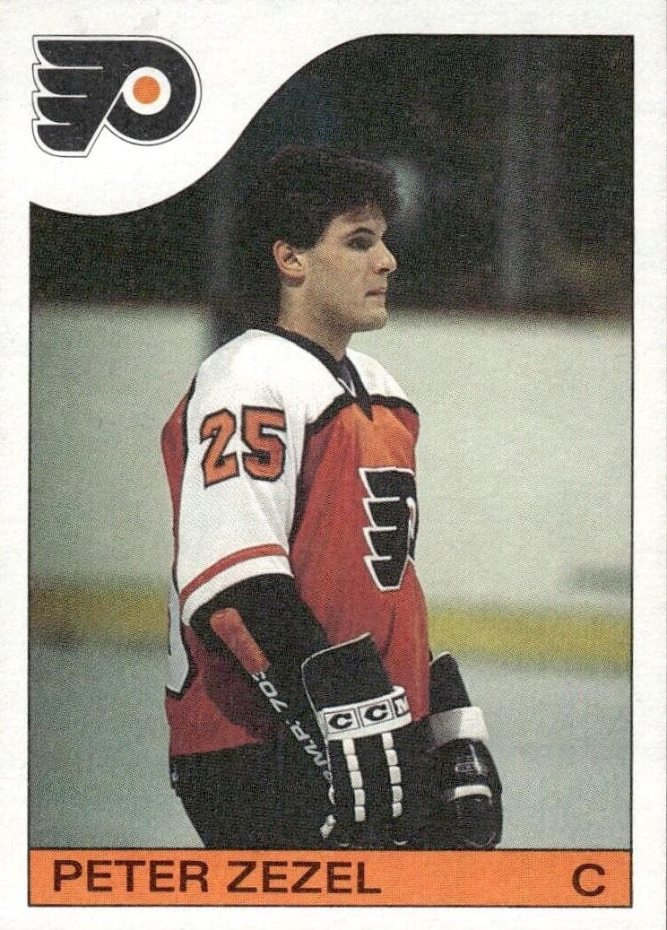 Peter Zezel trading card