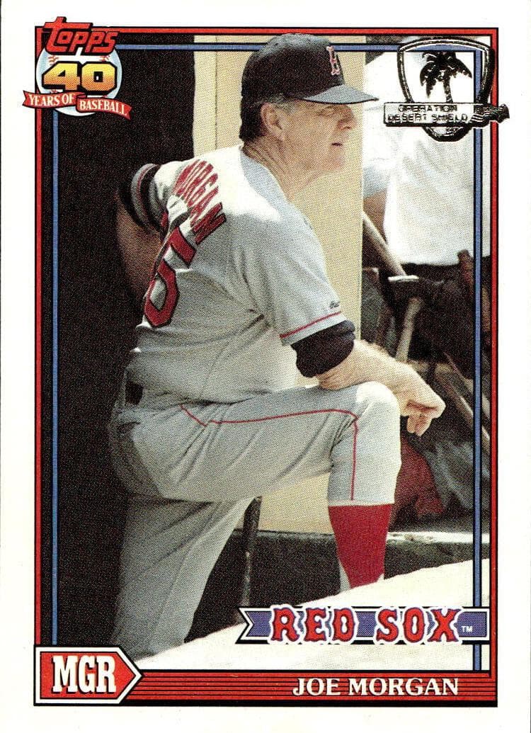 Joe Morgan 1991 topps O-Pee-Chee