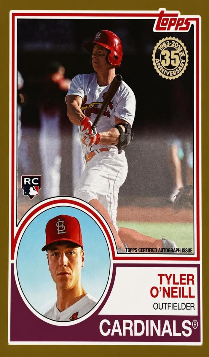 Tyler O'Neill 2018 topps Topps Update