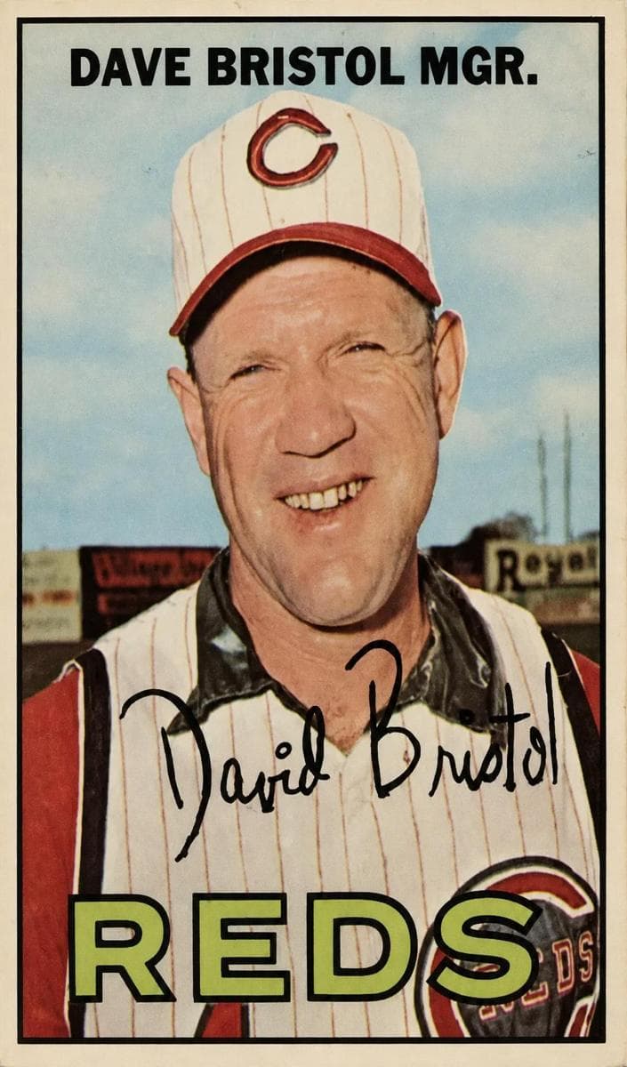 Dave Bristol 1967 topps O-Pee-Chee