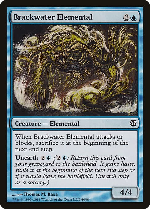 Brackwater Elemental 2009 Magic: The Gathering Conflux