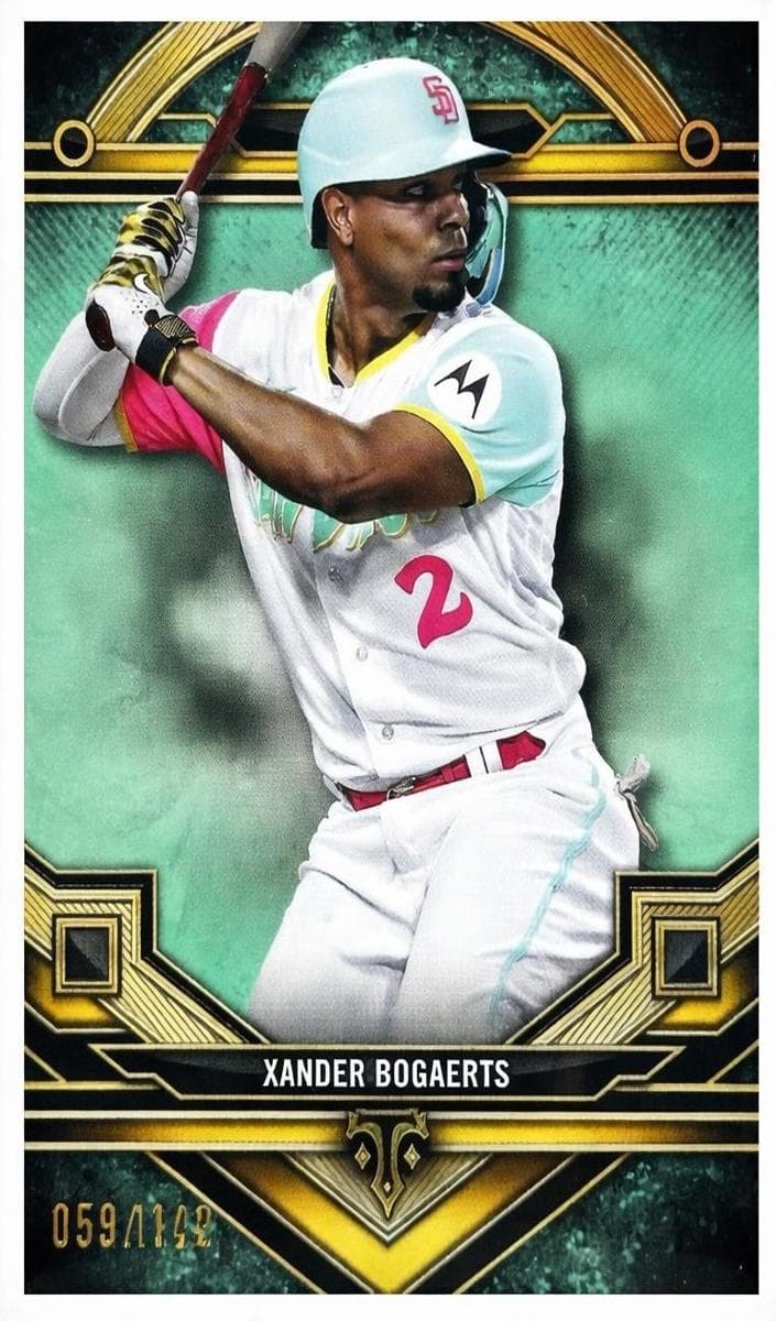 Xander Bogaerts 2024 topps Topps Triple Threads