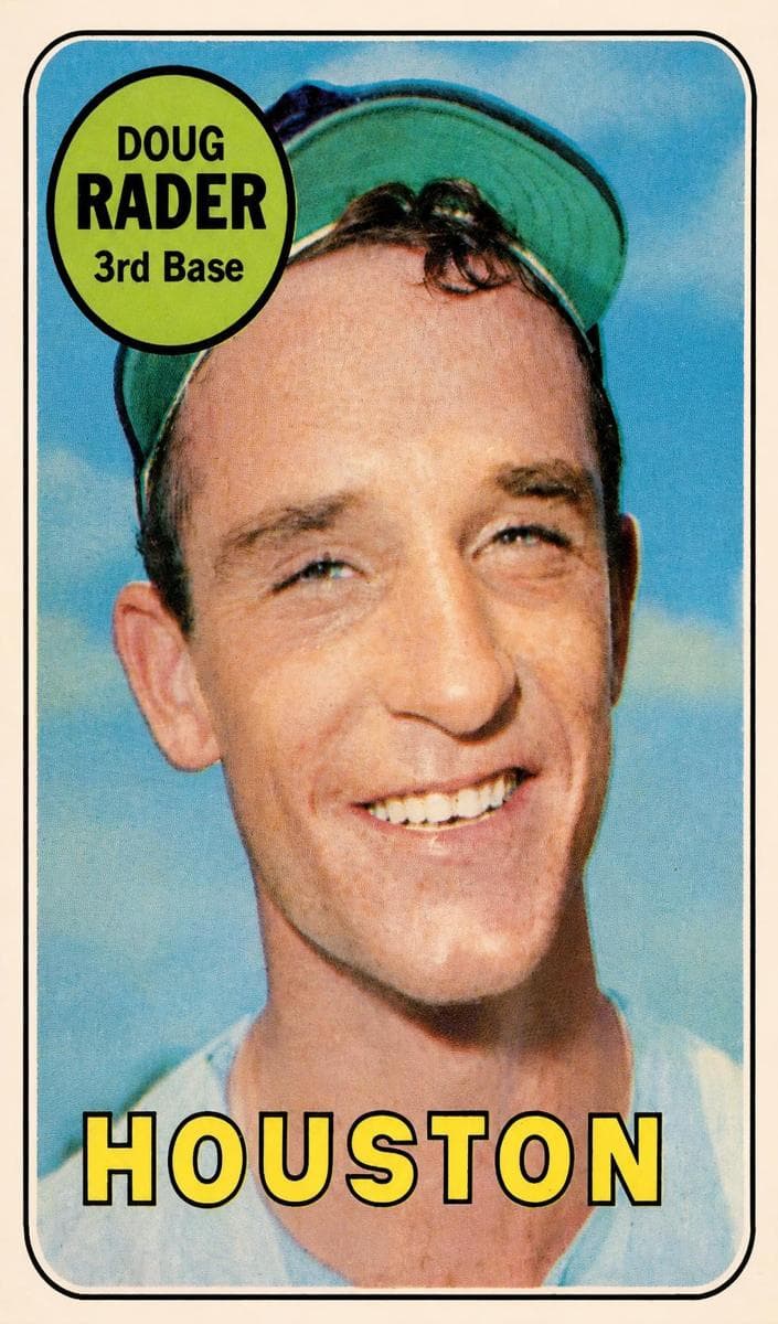 Doug Rader 1969 topps O-Pee-Chee