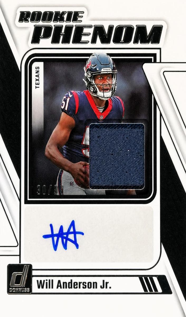 Will Anderson Jr. 2023 panini Panini Donruss