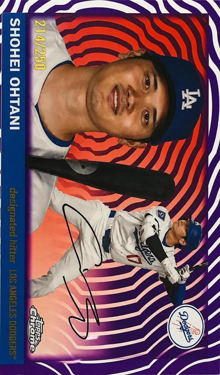 Shohei Ohtani 2025 topps Topps Chrome Platinum