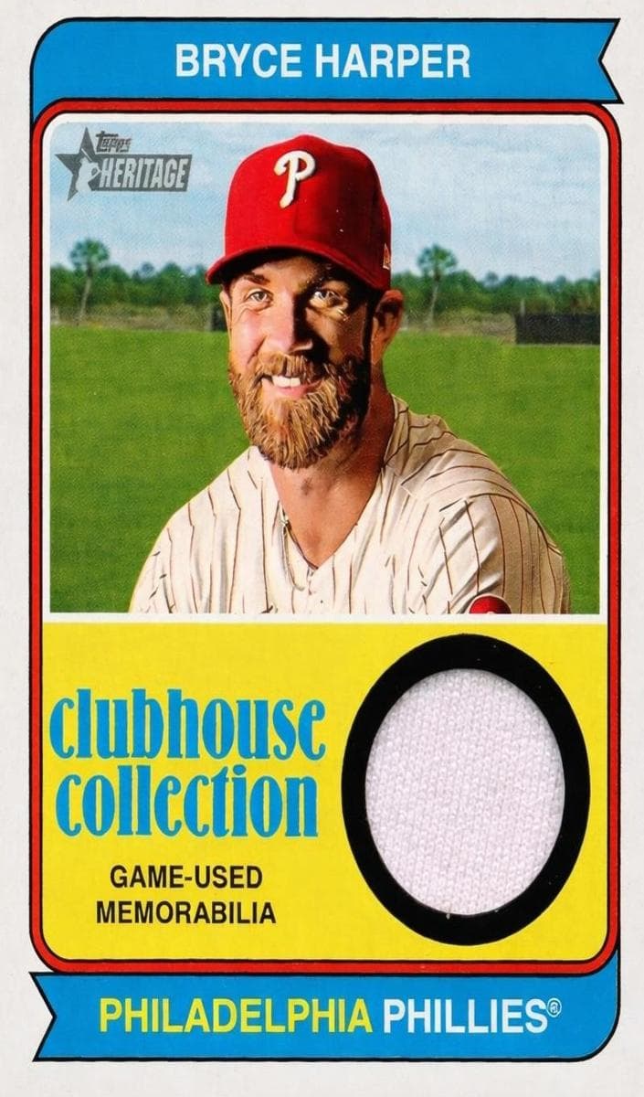 Bryce Harper 2023 topps Topps Heritage