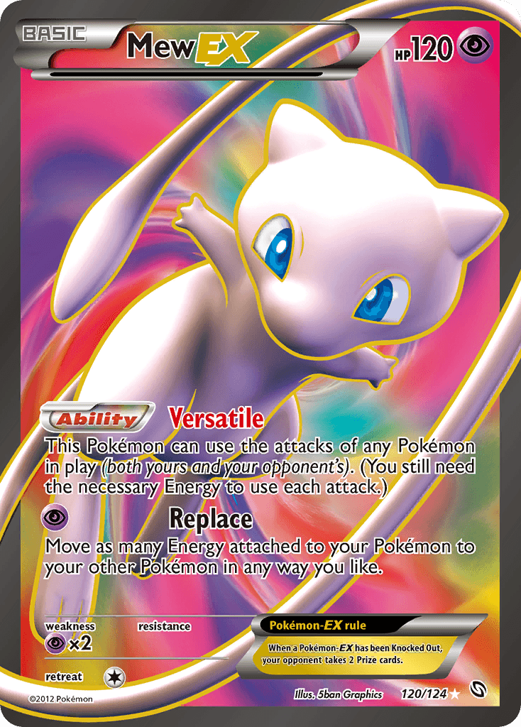 Mew EX 2012 Pokemon Dragons Exalted