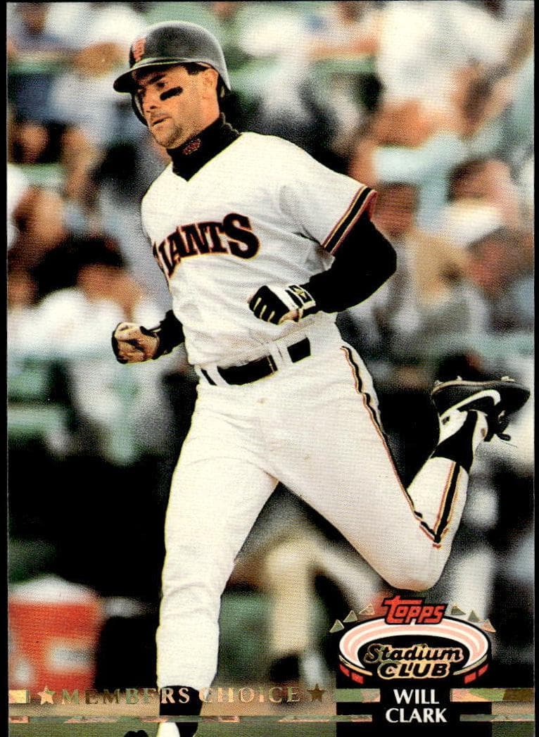 Will Clark MC 1992 unknown Stadium Club