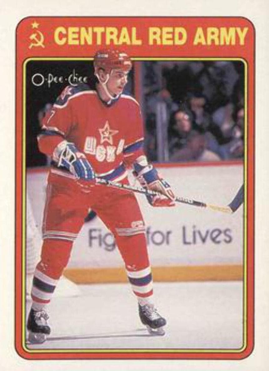 Vladimir Malakhov 1990 topps O-Pee-Chee