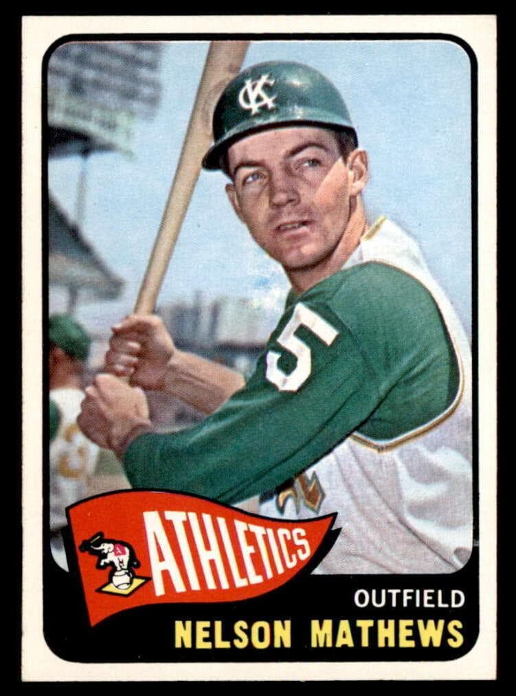 Nelson Mathews 1965 topps Topps