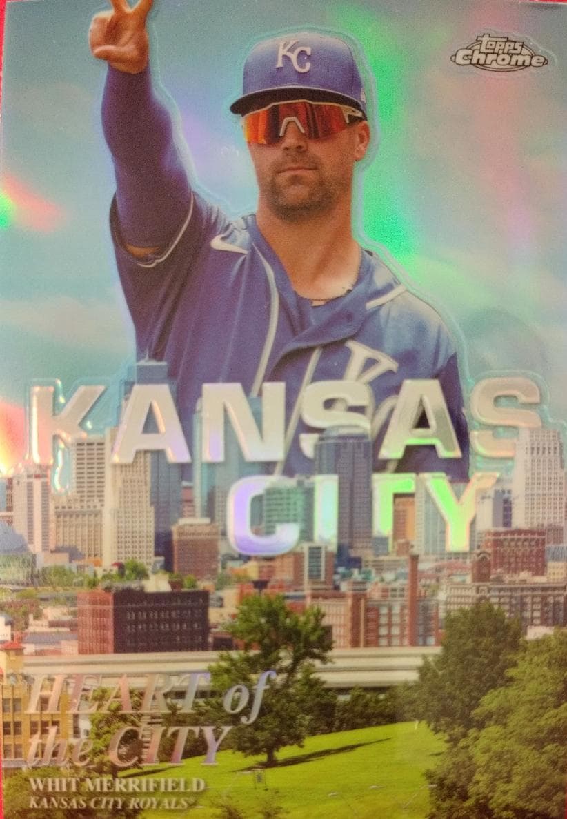 Whit Merrifield 2022 topps Topps Chrome
