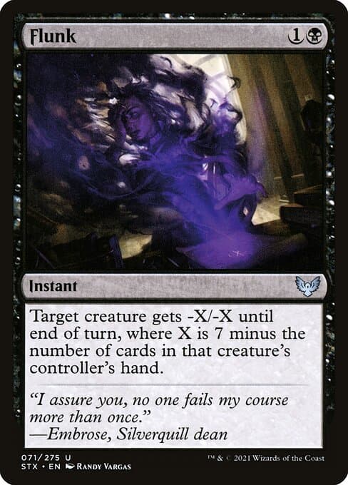 Flunk 2021 Magic: The Gathering Strixhaven School of Mages