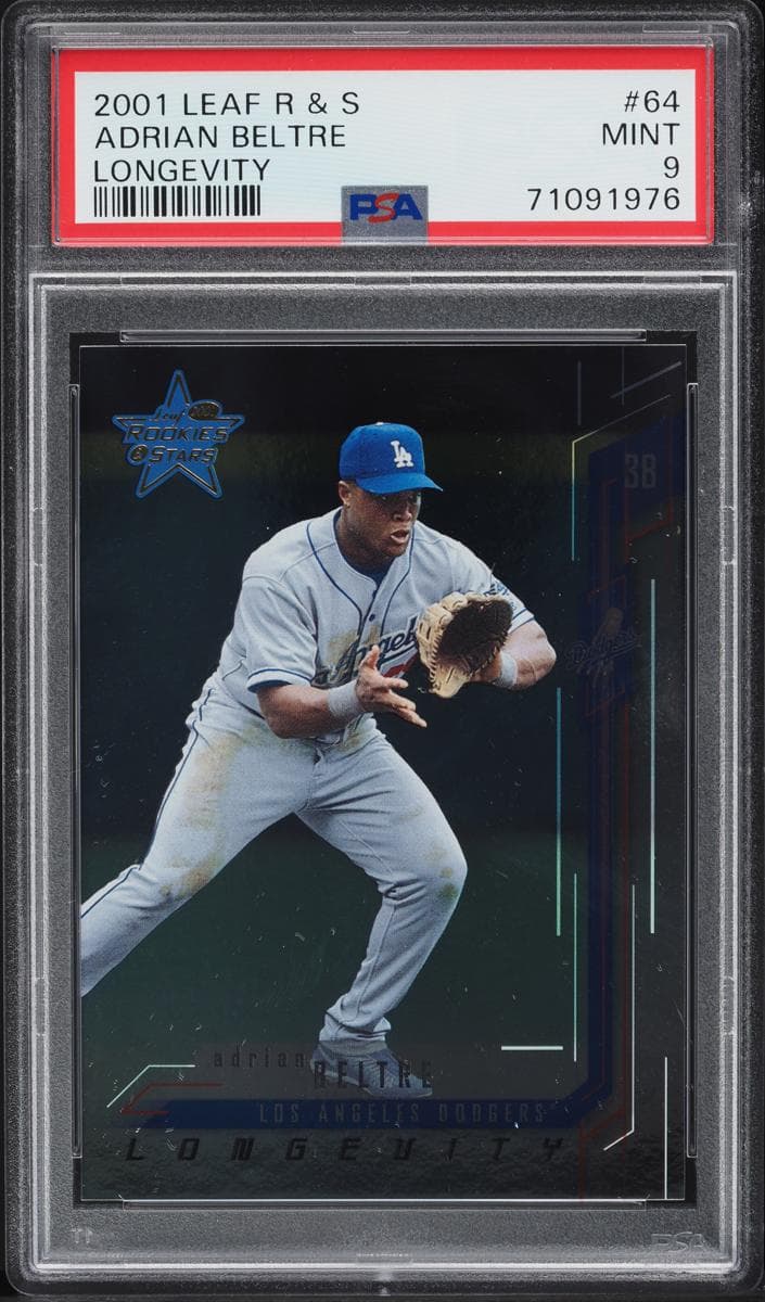 Adrian Beltre 2001 leaf Leaf Rookies & Stars