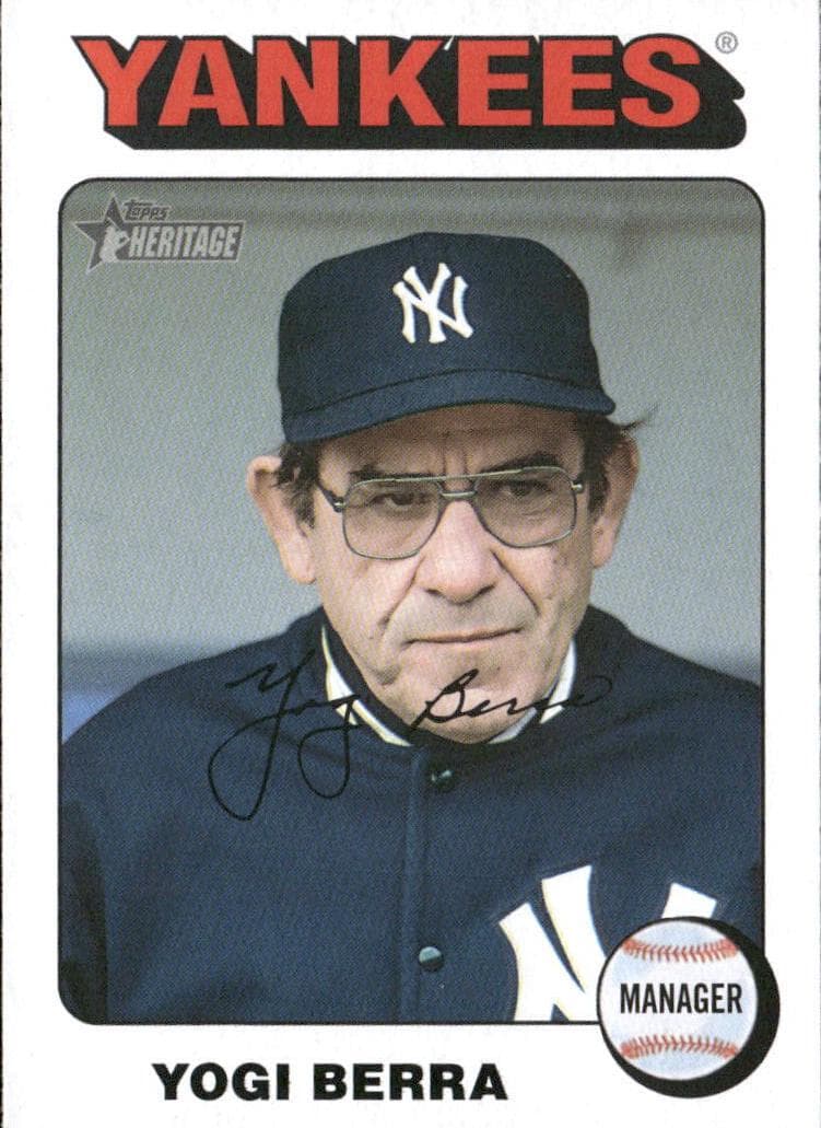 Yogi Berra 2024 topps Topps Heritage