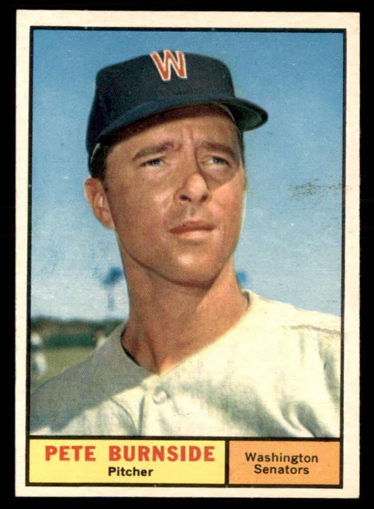 Pete Burnside 1961 topps Topps