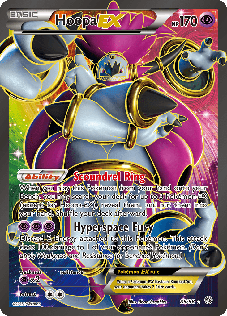 Hoopa EX 2015 Pokemon