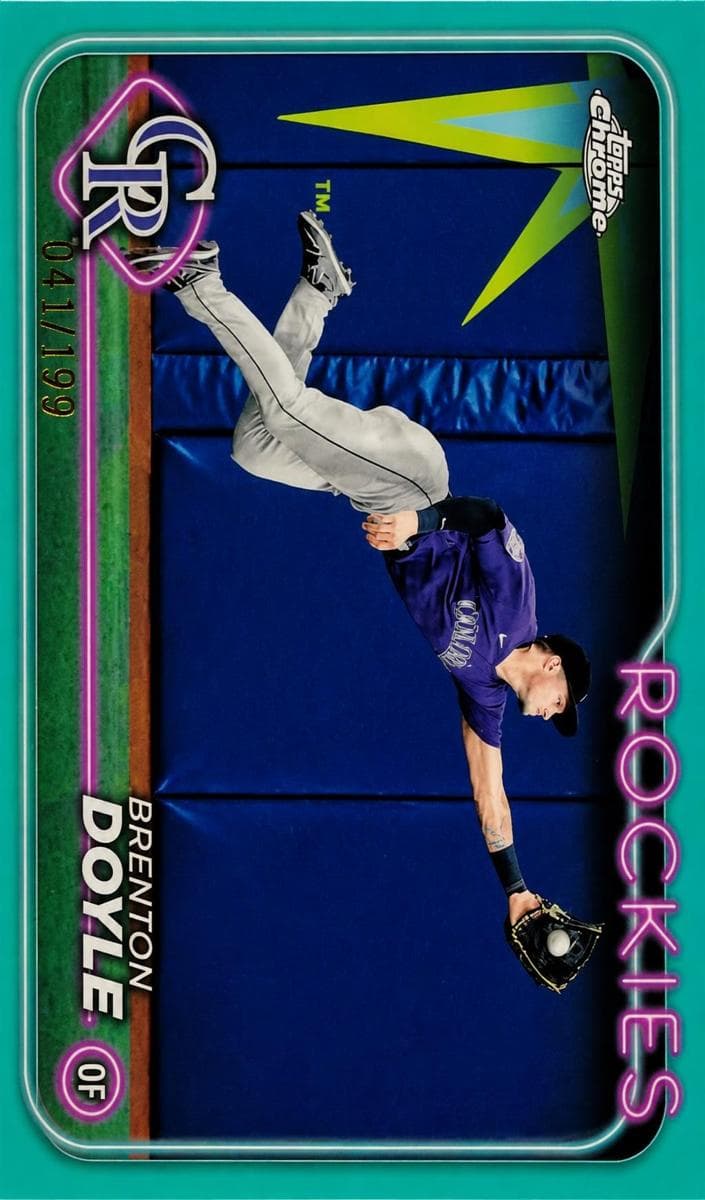Brenton Doyle 2024 topps Topps Chrome Sapphire Edition