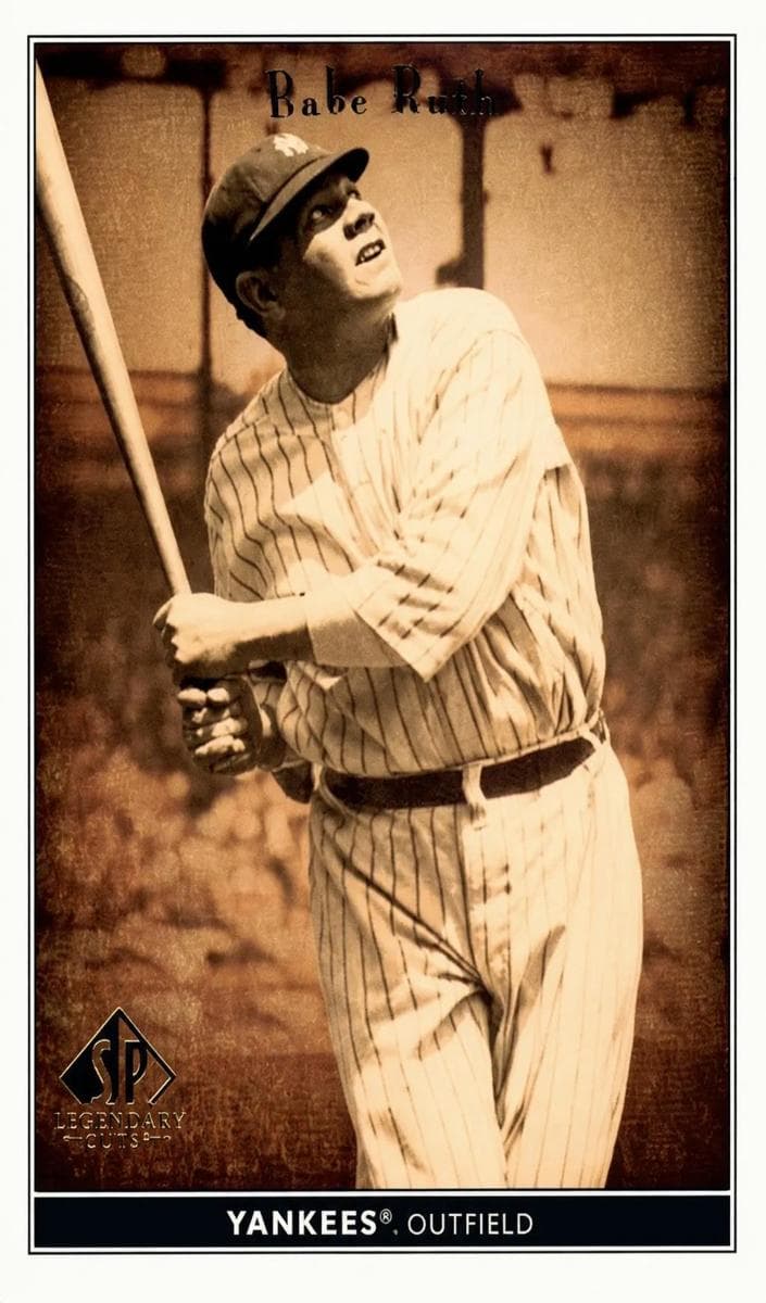 Babe Ruth 2002 unknown SP Legendary Cuts