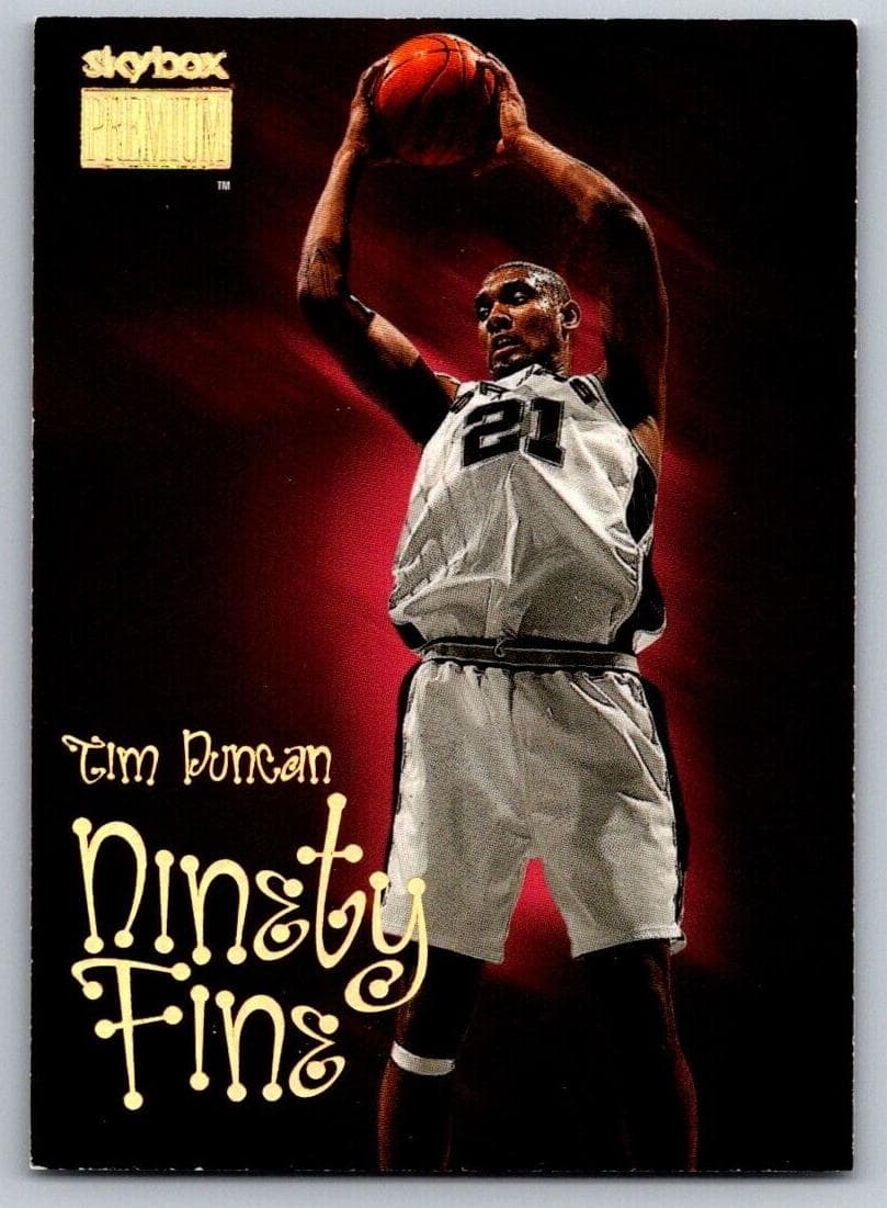 Tim Duncan 1998 fleer