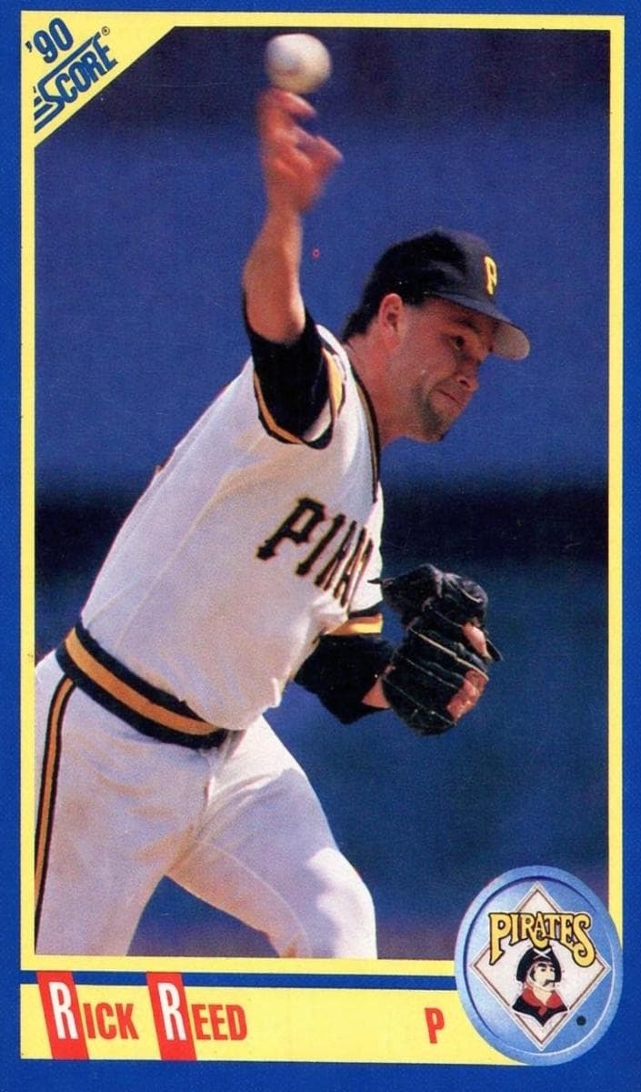 Rick Reed 1990 panini Score