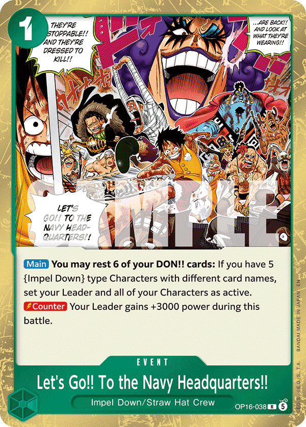 Let's Go!! To the Navy Headquarters 2026 One Piece