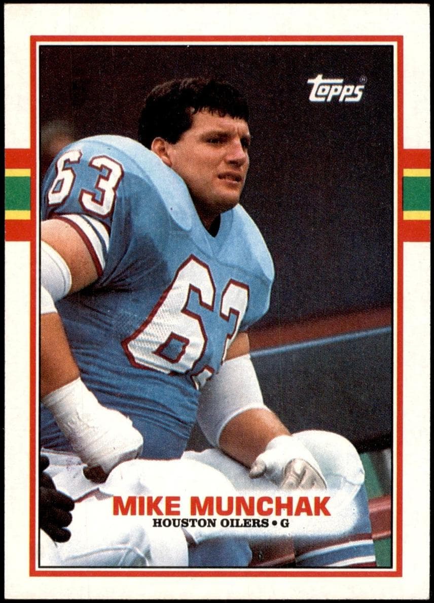 Mike Munchak 1989 topps
