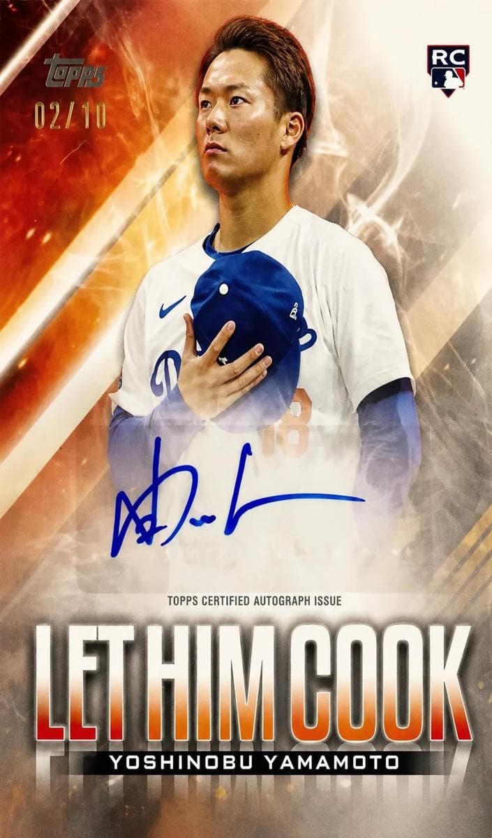 Yoshinobu Yamamoto 2024 topps Topps Update