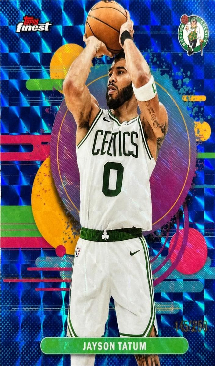 Jayson Tatum 2025 topps Topps Finest