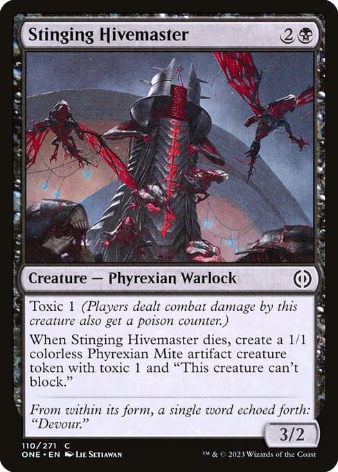 Stinging Hivemaster 2023 Magic: The Gathering Phyrexia: All Will Be One