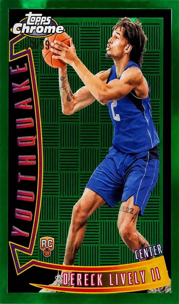 Dereck Lively II 2023 topps Topps Chrome