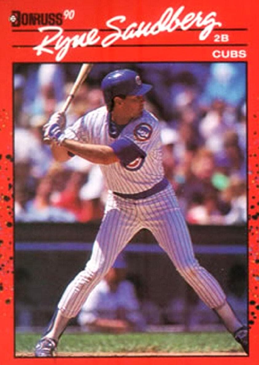 Ryne Sandberg 1990 panini Donruss