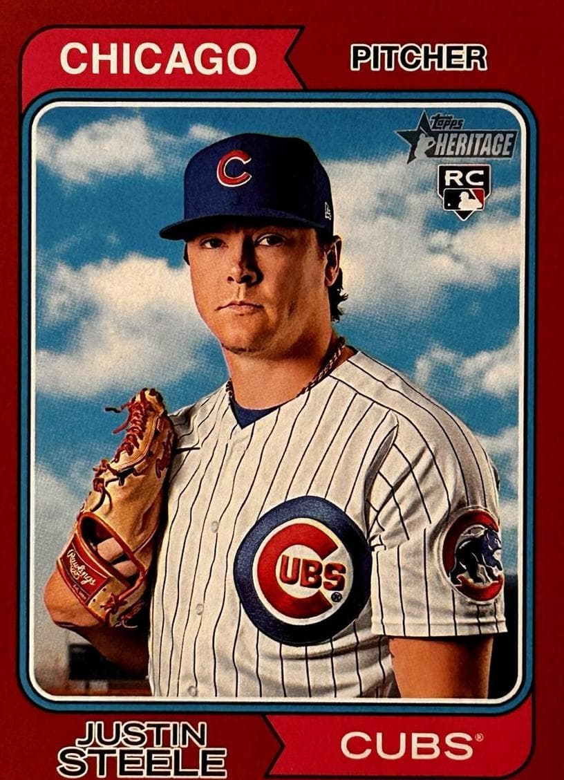 Justin Steele trading card