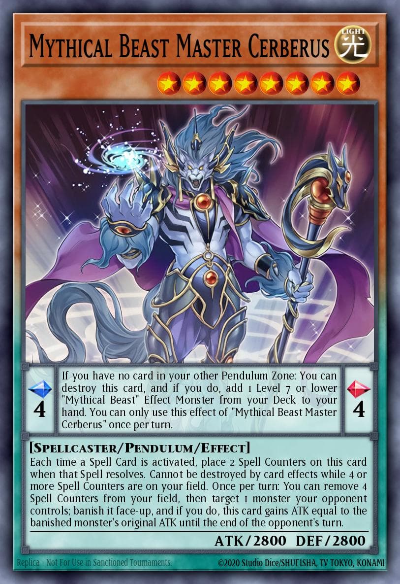 Mythical Beast Master Cerberus #EXFO-EN027