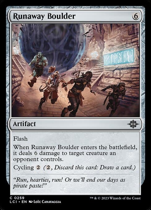 Runaway Boulder 2023 Magic: The Gathering Lost Caverns of Ixalan