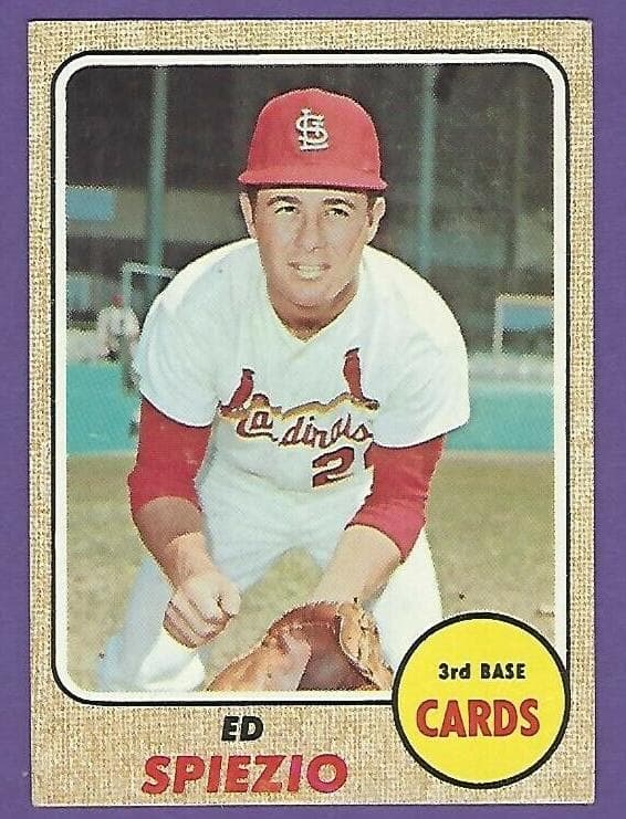 Ed Spiezio 1968 topps Topps