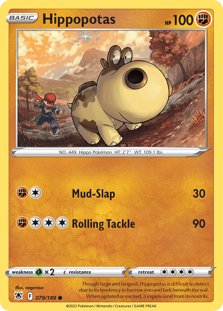 Hippopotas 2022 Pokemon