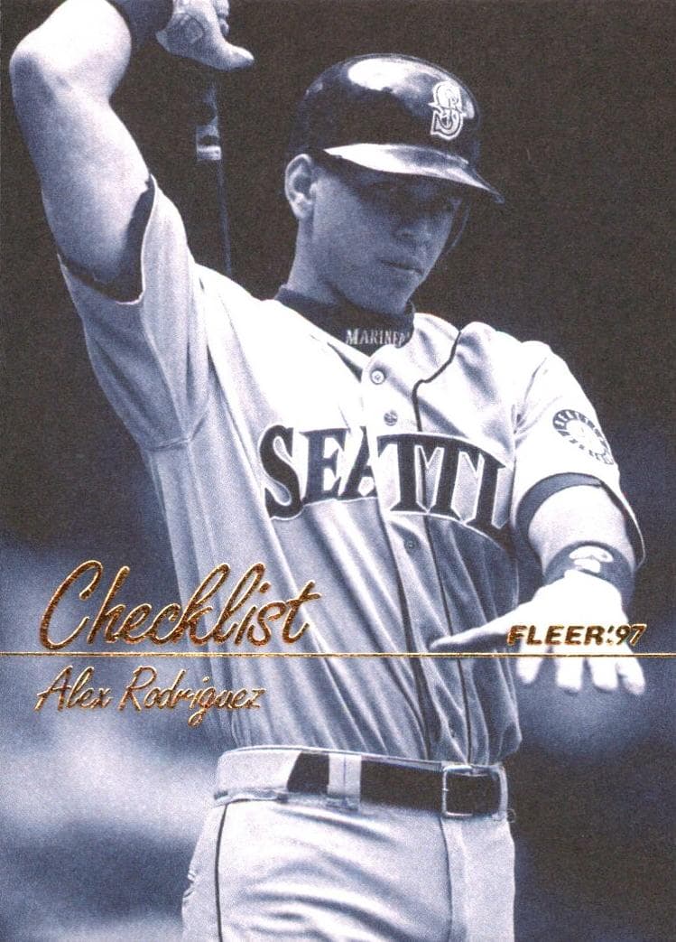 Alex Rodriguez 1997 fleer Fleer