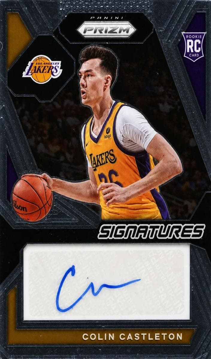 Colin Castleton trading card