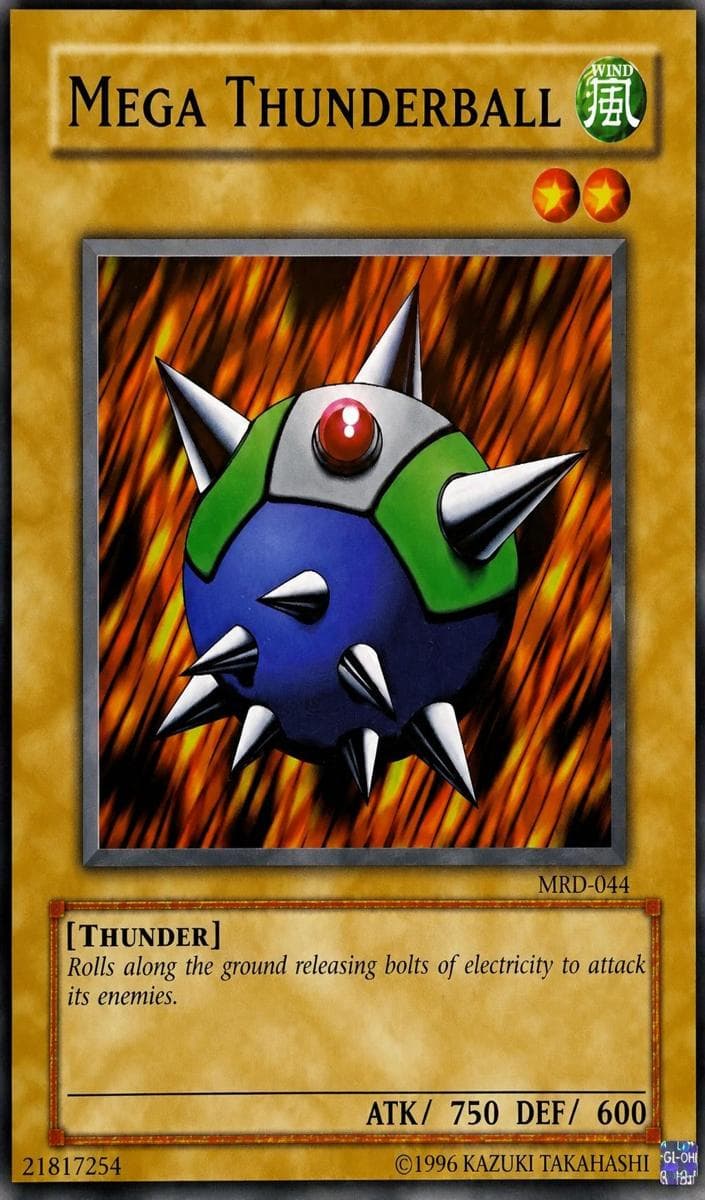 Mega Thunderball 2002 Yu-Gi-Oh! Metal Raiders