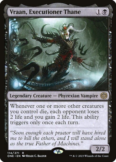 Vraan, Executioner Thane 2023 Magic: The Gathering Phyrexia: All Will Be One