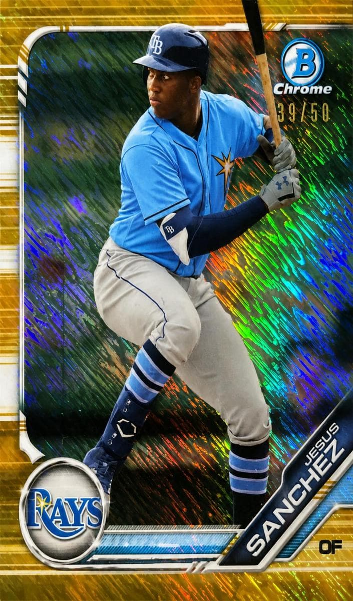 Jesus Sanchez 2019 bowman Bowman Chrome
