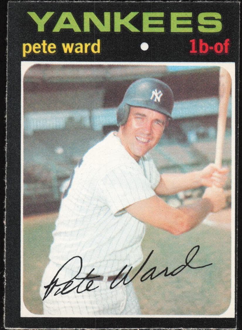Pete Ward 1971 topps O-Pee-Chee
