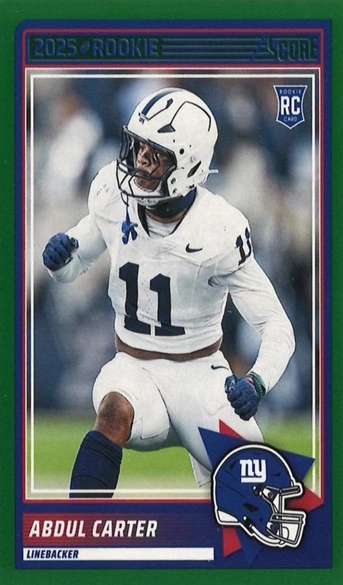 Abdul Carter trading card