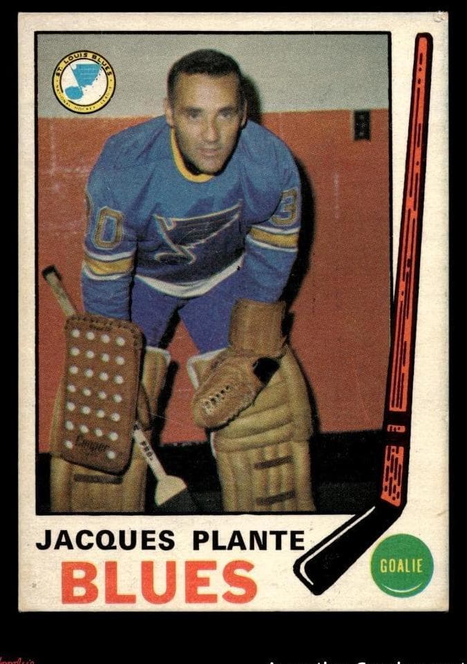 Jacques Plante 1969 topps O-Pee-Chee
